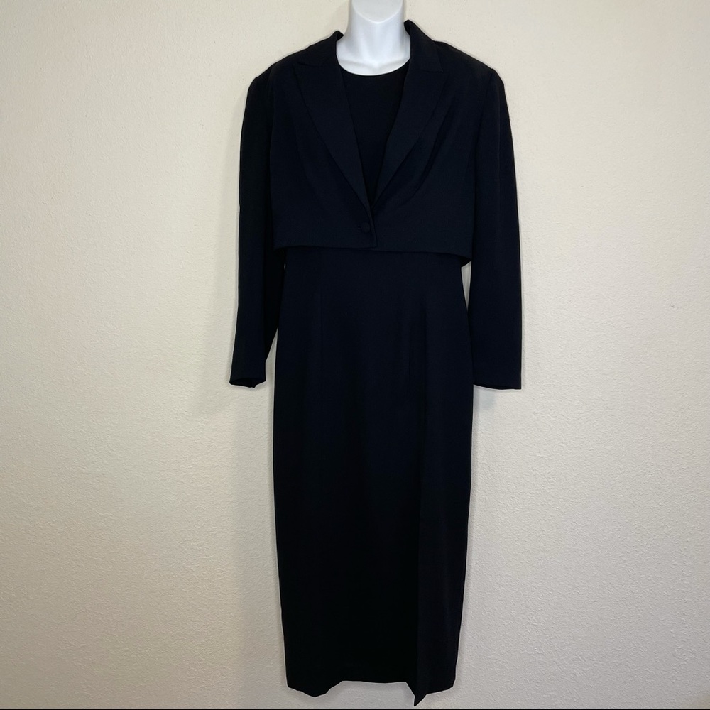 Patrick Collection- Black Maxi Dress/Bolero Jacket